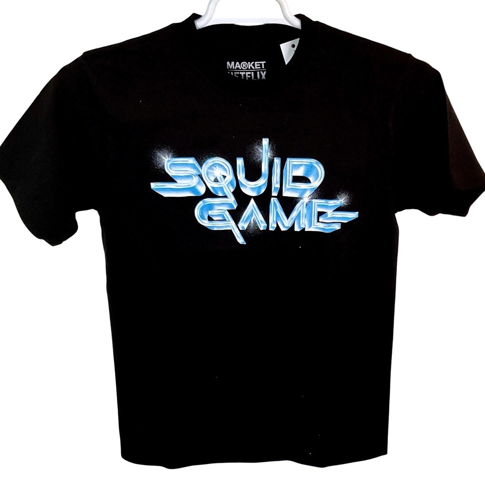 Chinatown‎ Market Squid Game X PacSun Black Short Sleeve T Shirt Size Small NEW